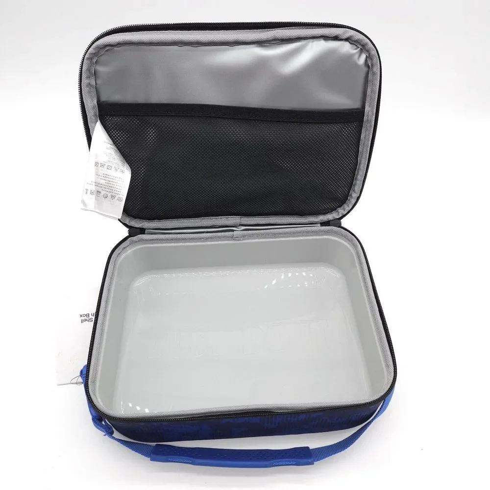 Nike Hardshell 4L Lunch Box Game Royal Silver Handle School Cooler Bag‎ Swoosh